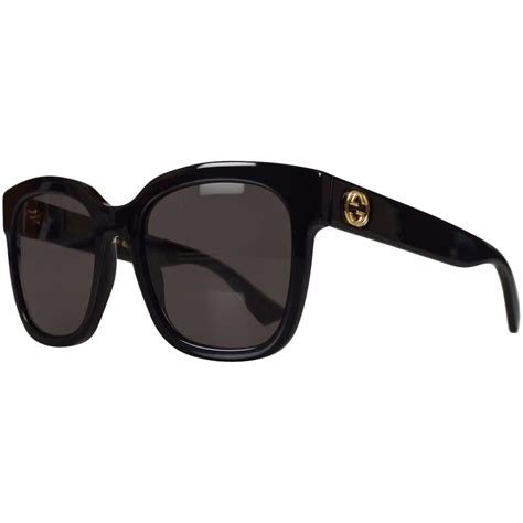 gucci black square frame 001|gucci black square frame sunglasses.